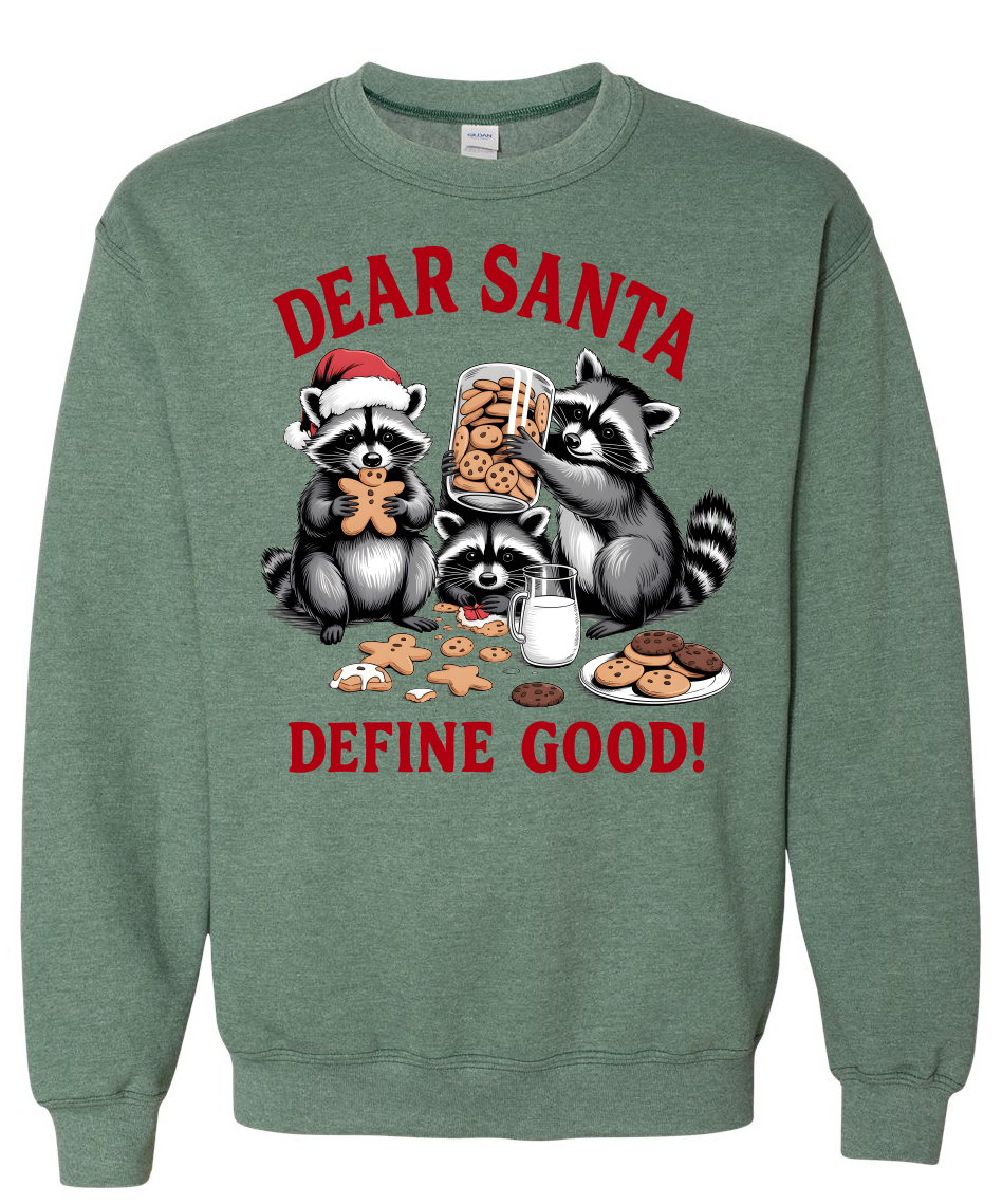 DEAR SANTA (RACCOONS)