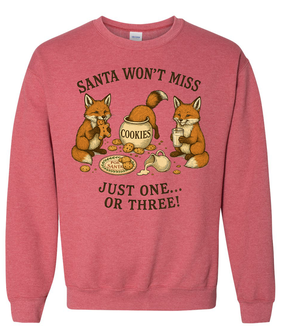 SANTA WON'T MISS JUST ONE OR THREE!