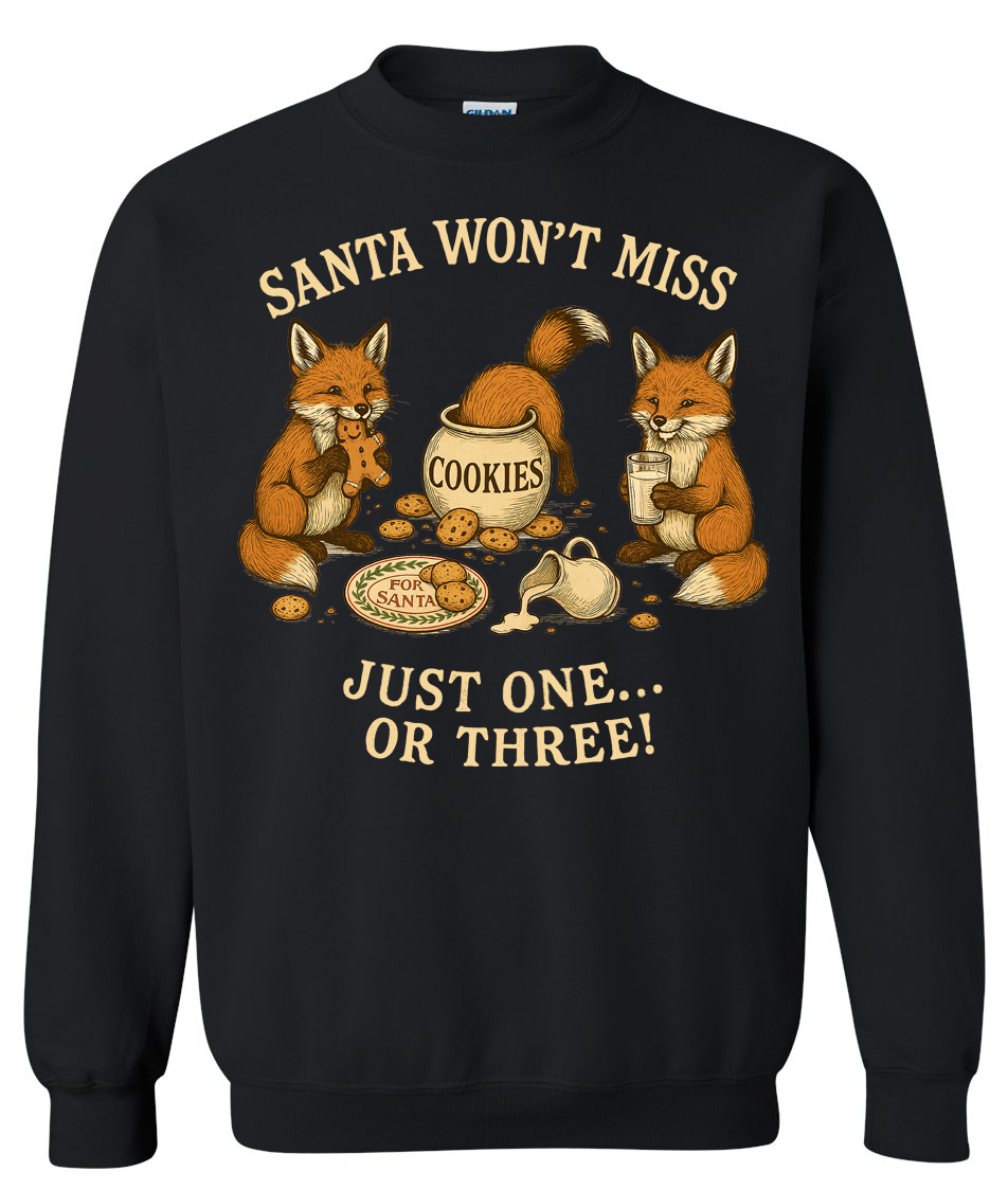 SANTA WON'T MISS JUST ONE OR THREE!