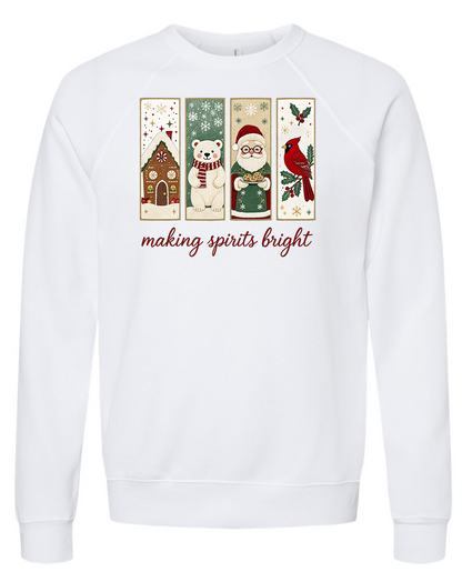 Embroidered-style Making Spirits Bright