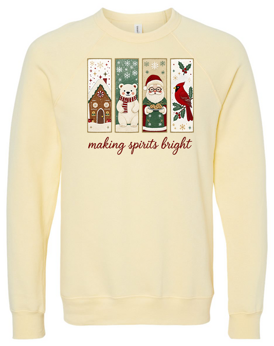 Embroidered-style Making Spirits Bright