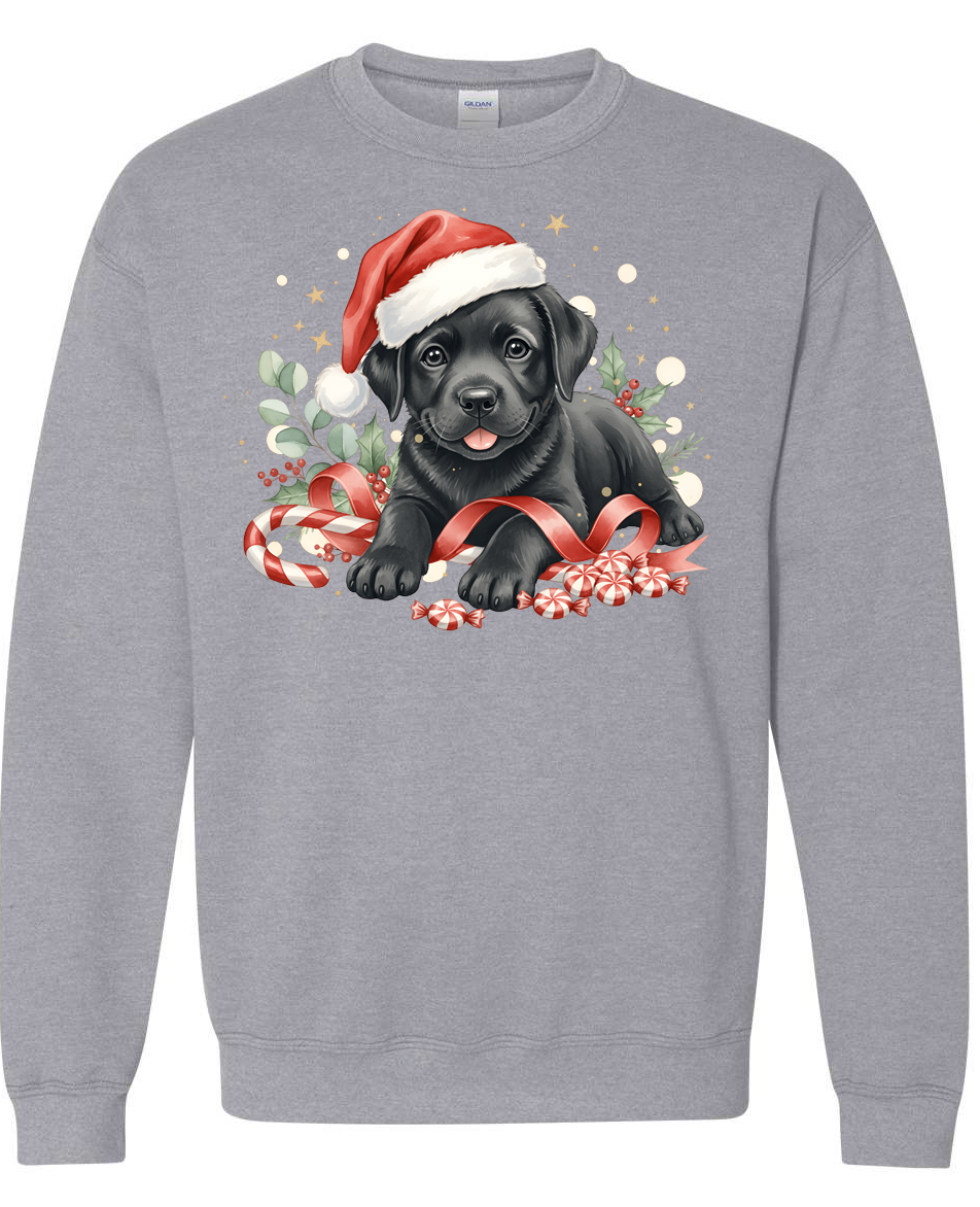 Christmas Black Lab