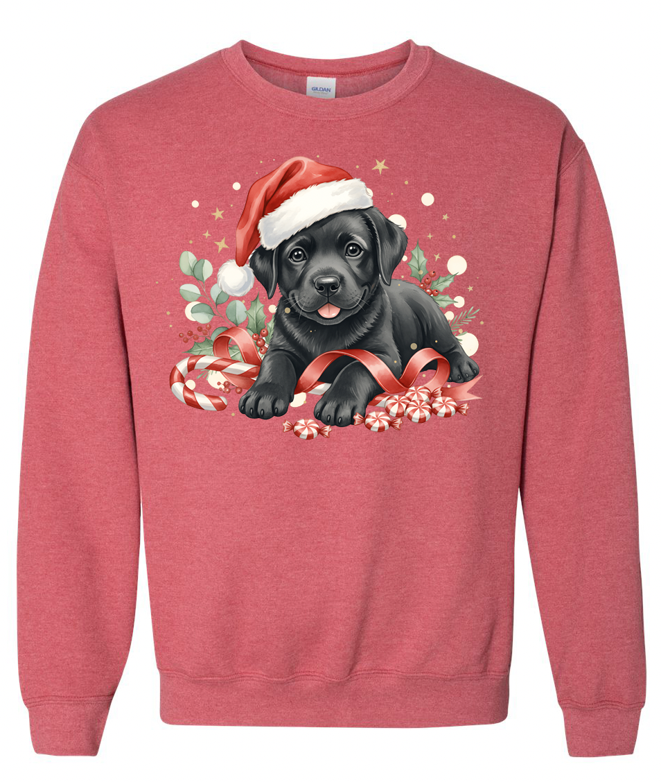Christmas Black Lab