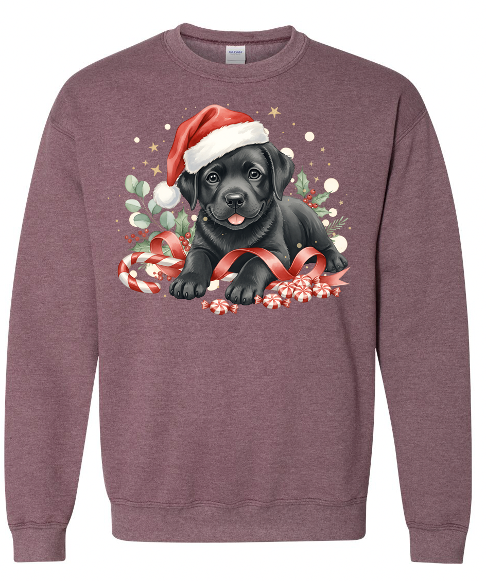 Christmas Black Lab