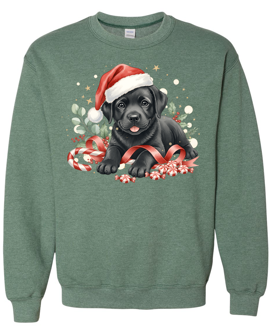 Christmas Black Lab