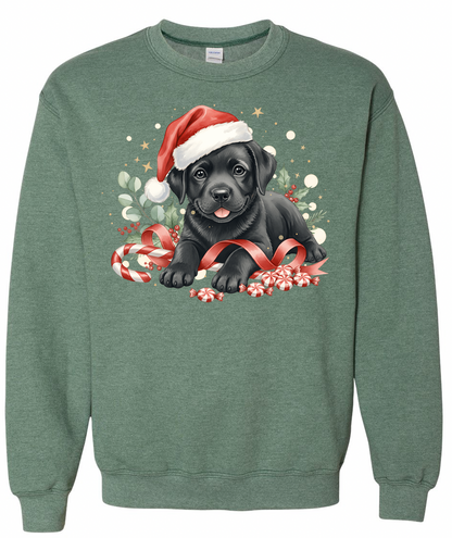 Christmas Black Lab