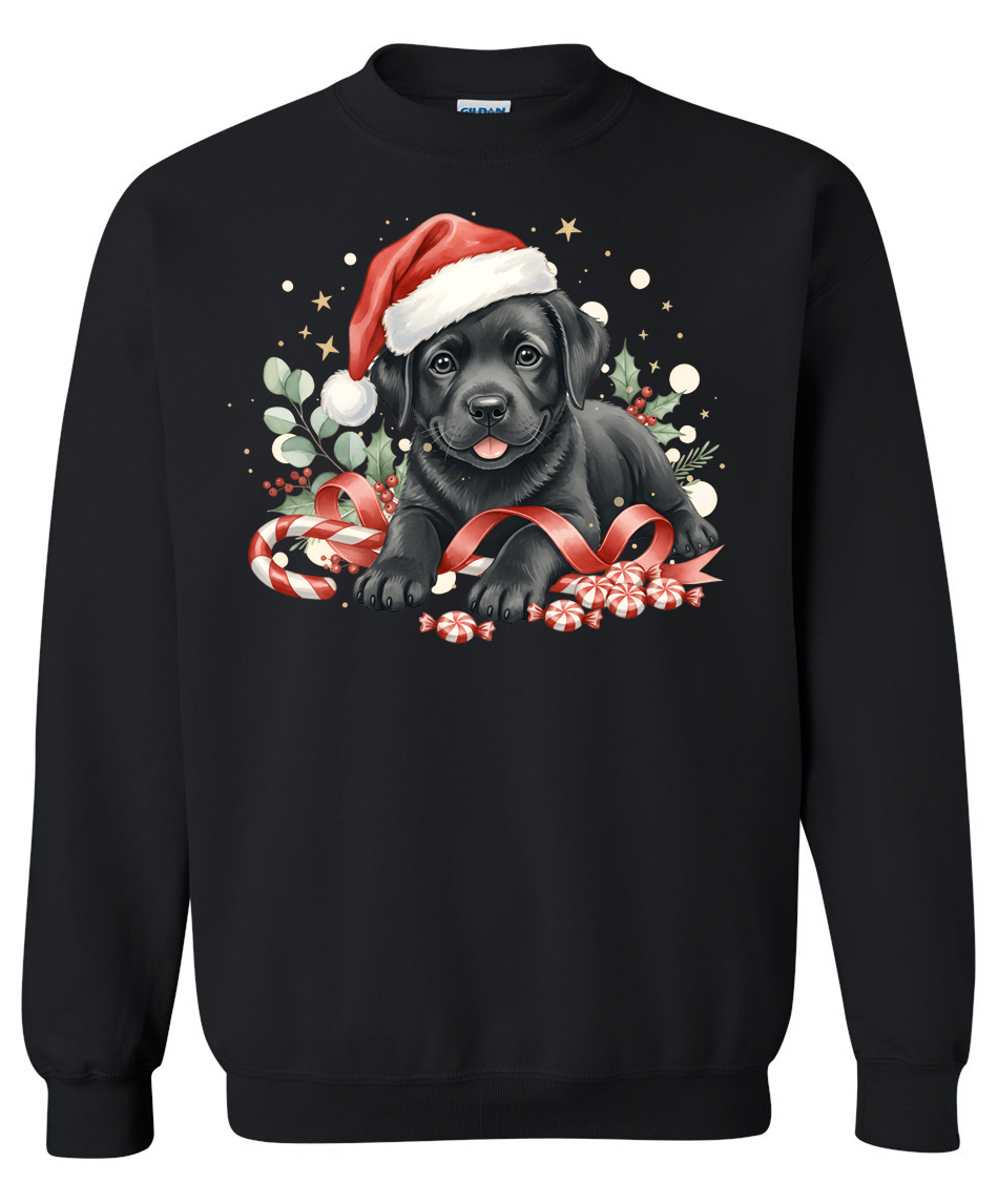 Christmas Black Lab