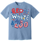 Red White & 250 Anniversary Doodle Shirt