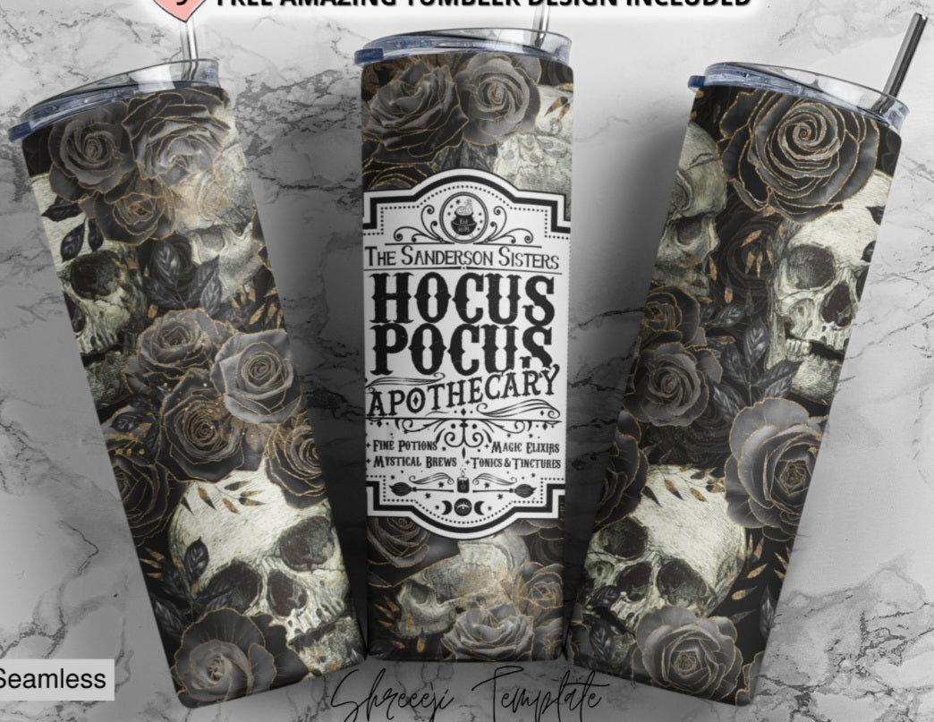 Hocus Pocus Apothecary Tumbler