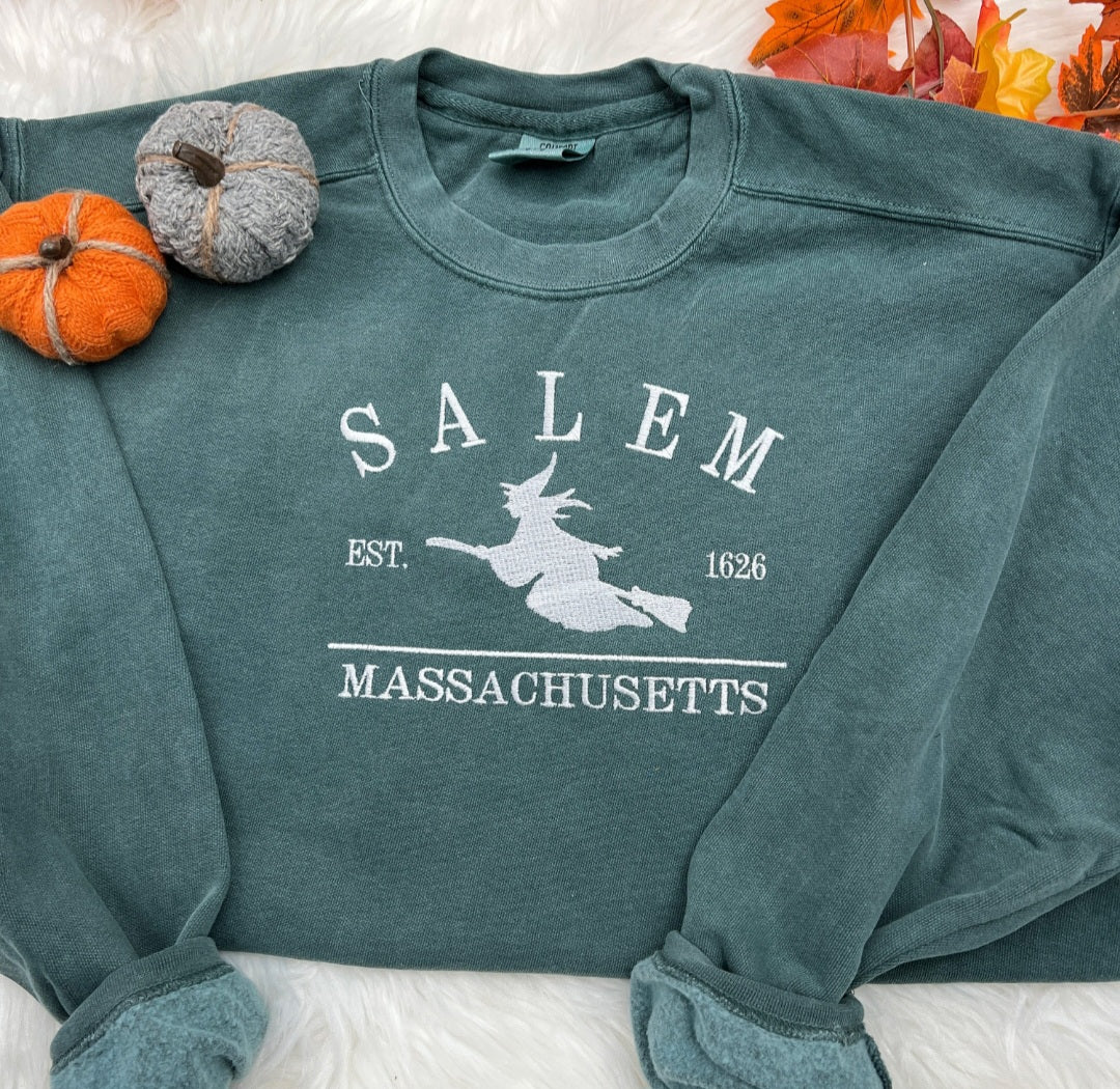 Embroidered Salem Sweatshirt