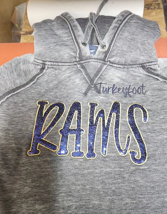 Custom School Sequin Shirt