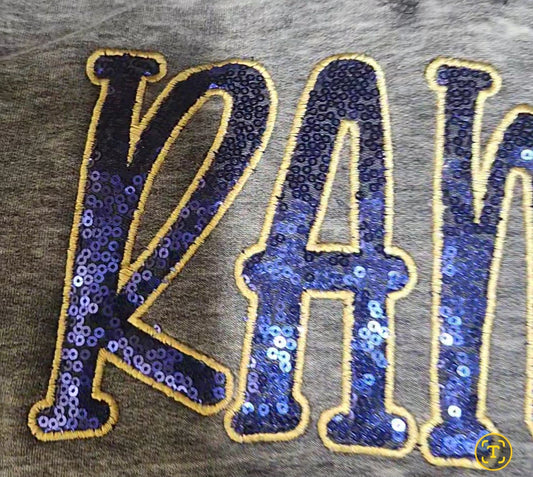 Custom School Sequin Shirt