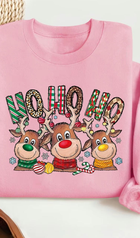 HoHoHo Cute Reindeer Shirt