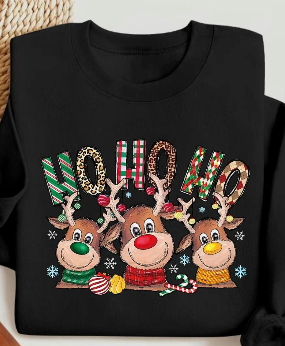 HoHoHo Cute Reindeer Shirt