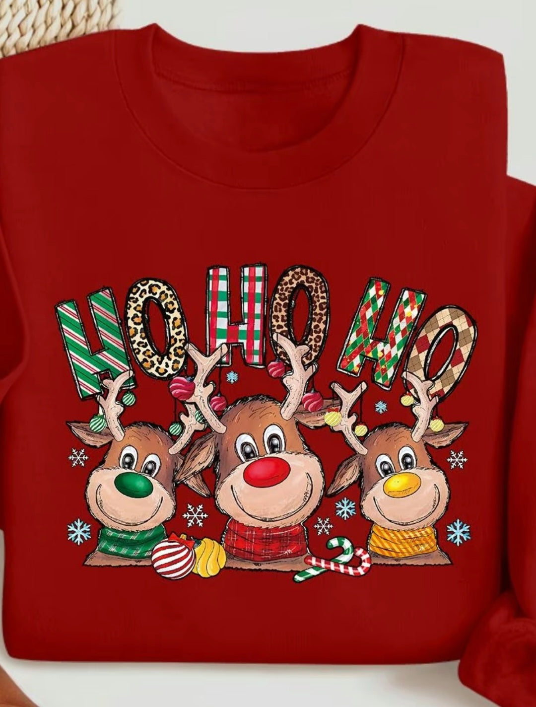 HoHoHo Cute Reindeer Shirt