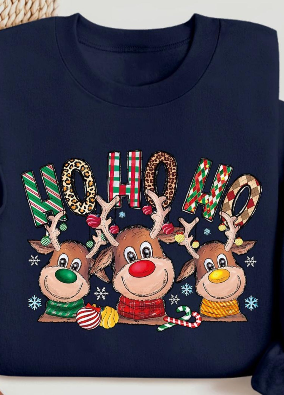 HoHoHo Cute Reindeer Shirt