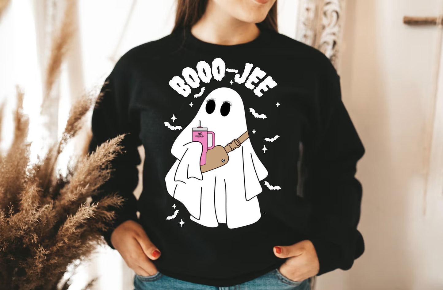 Halloween Boo-Jee Ghost Pink Cup Shirt