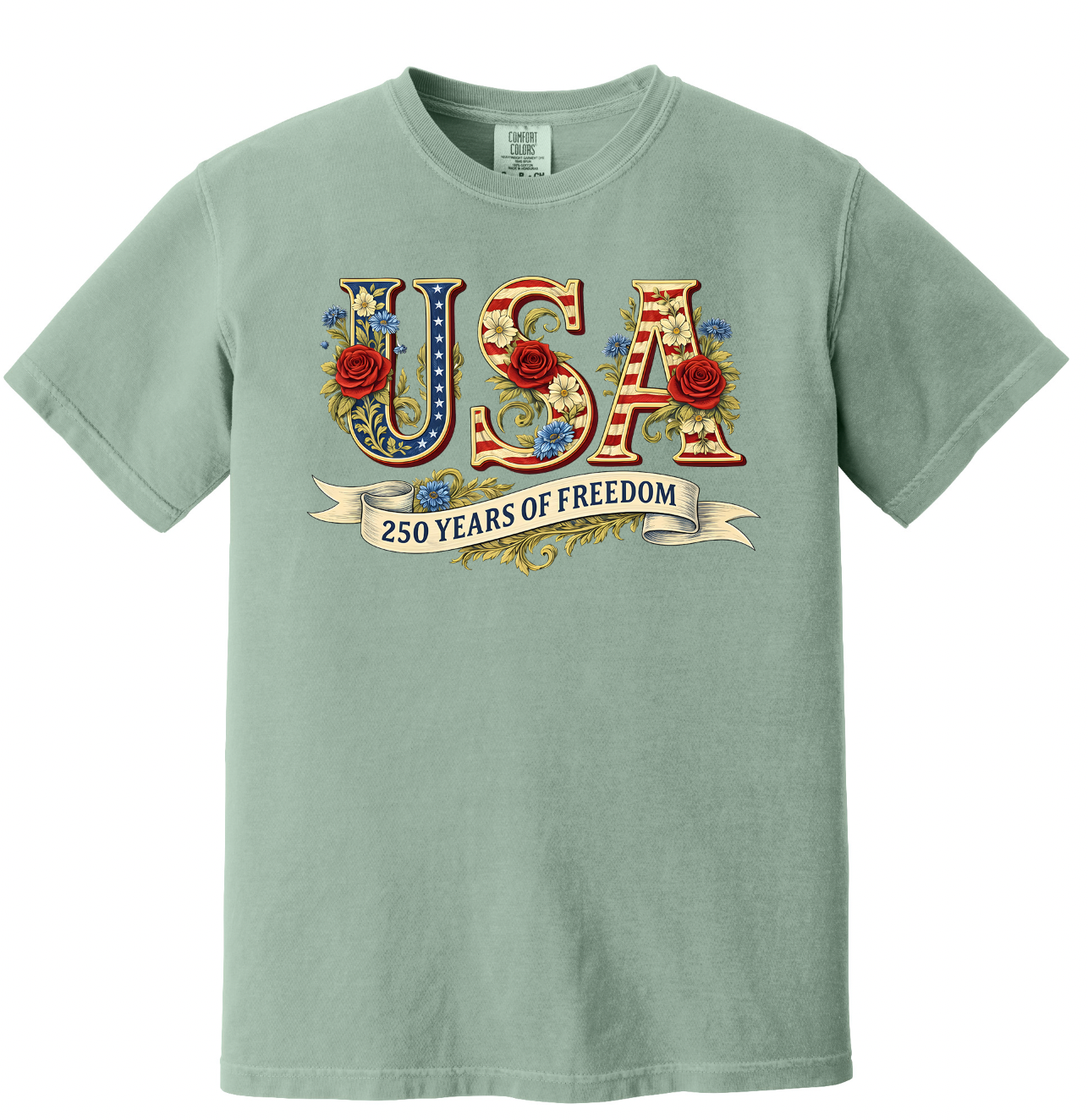 USA Floral Roses 250 Years
