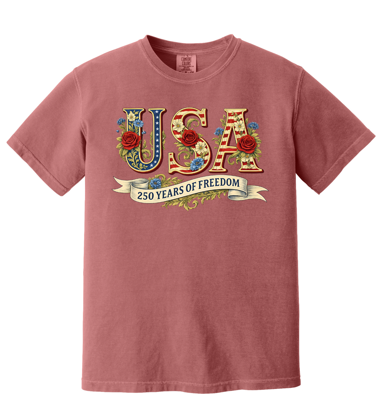 USA Floral Roses 250 Years
