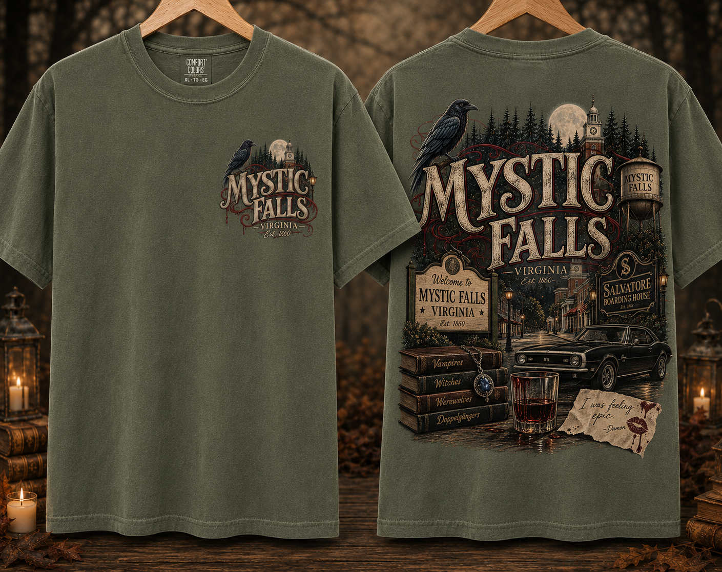 Mystic Falls Lest Chest/Back