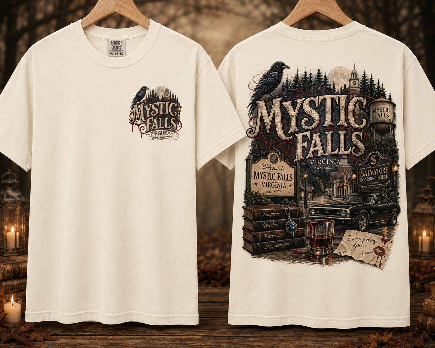 Mystic Falls Lest Chest/Back