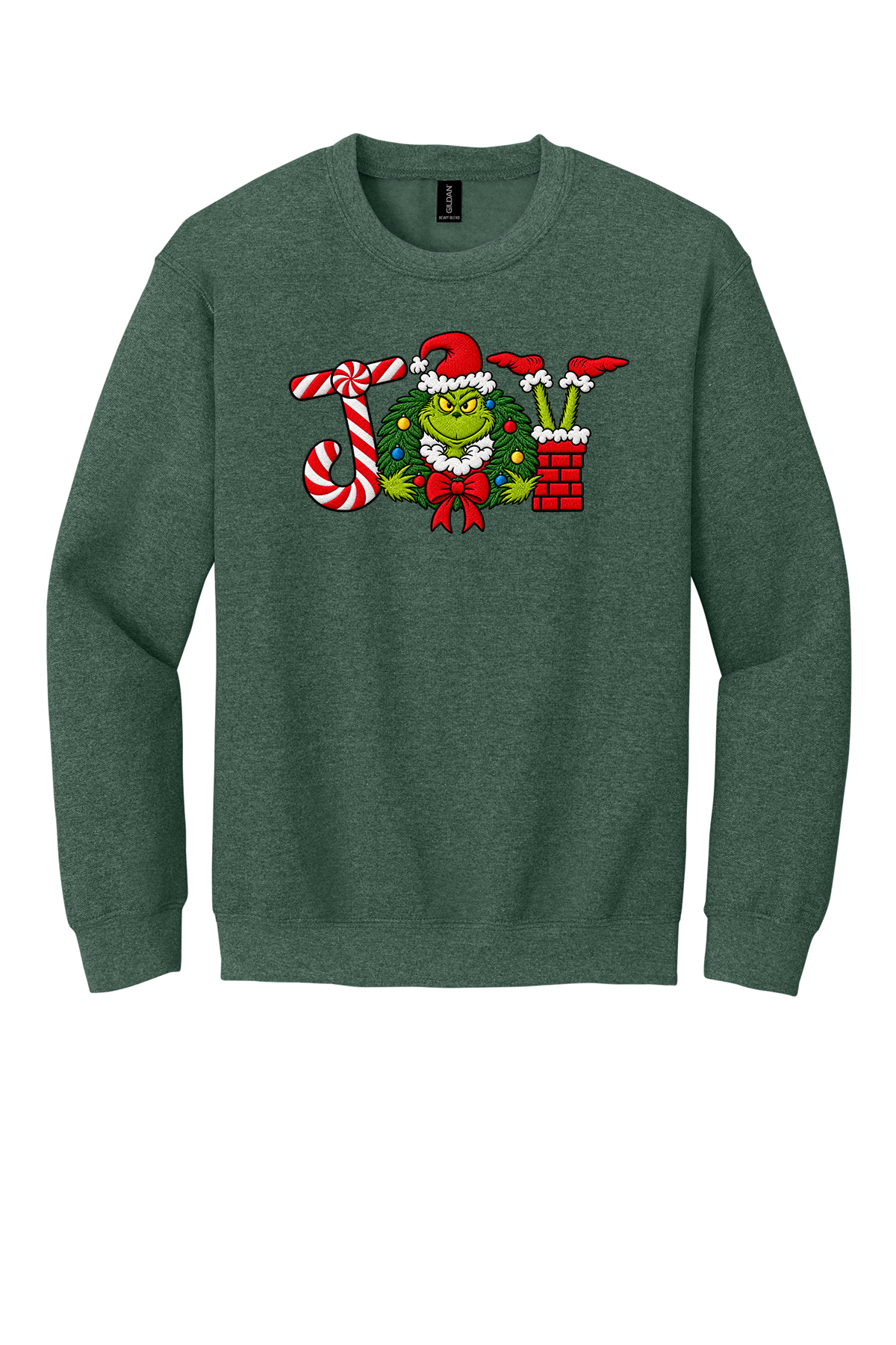 Embroidered Joy Grinch