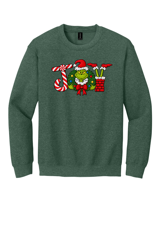 Embroidered Joy Grinch
