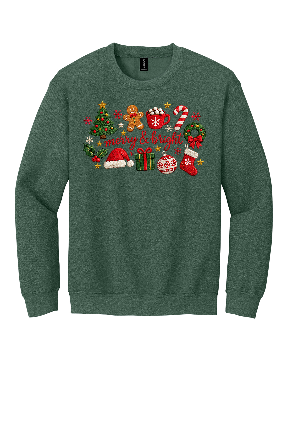 Embroidered Merry & Bright