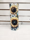 20oz Turquoise Sunflower Tumbler