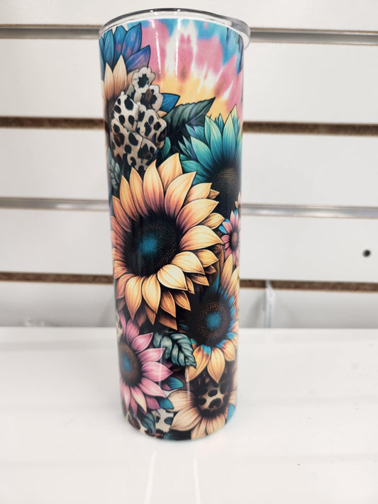 20oz Vibrant Sunflower Tumbler