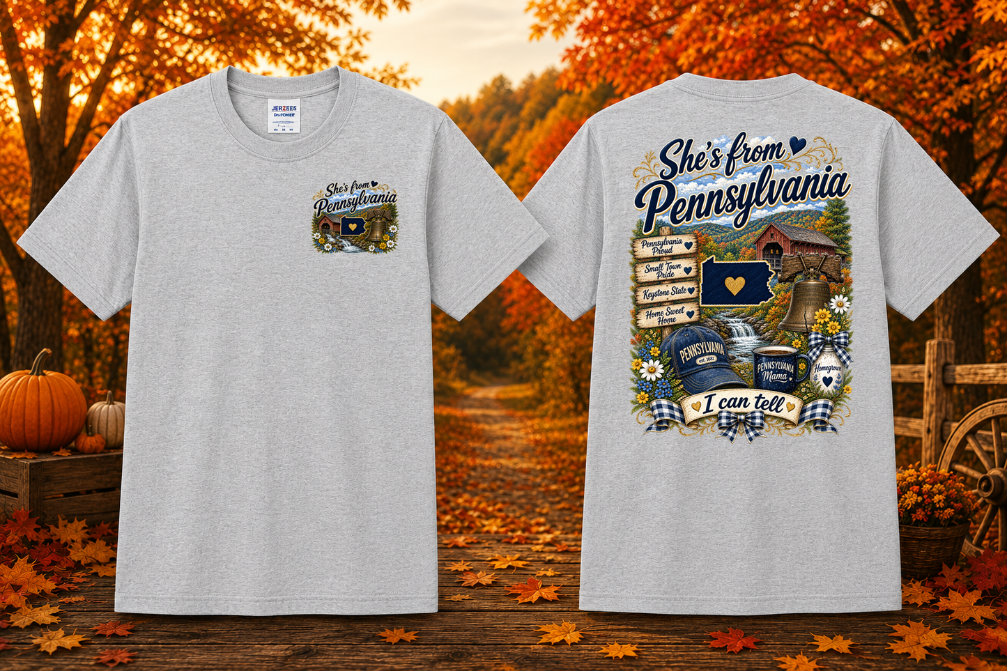 She's from Pennsylvania Front and Back