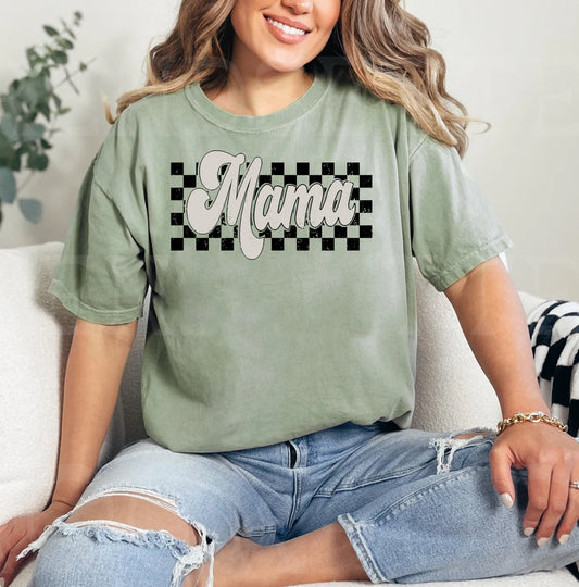 Mama Checkered Shirt