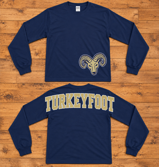 2026 Oversized Arm to Arm Turkeyfoot and Bottom Front Mascot
