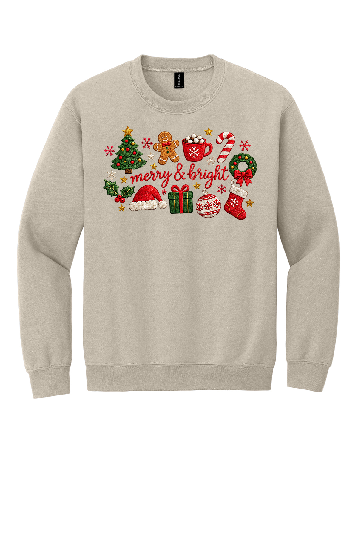 Embroidered Merry & Bright