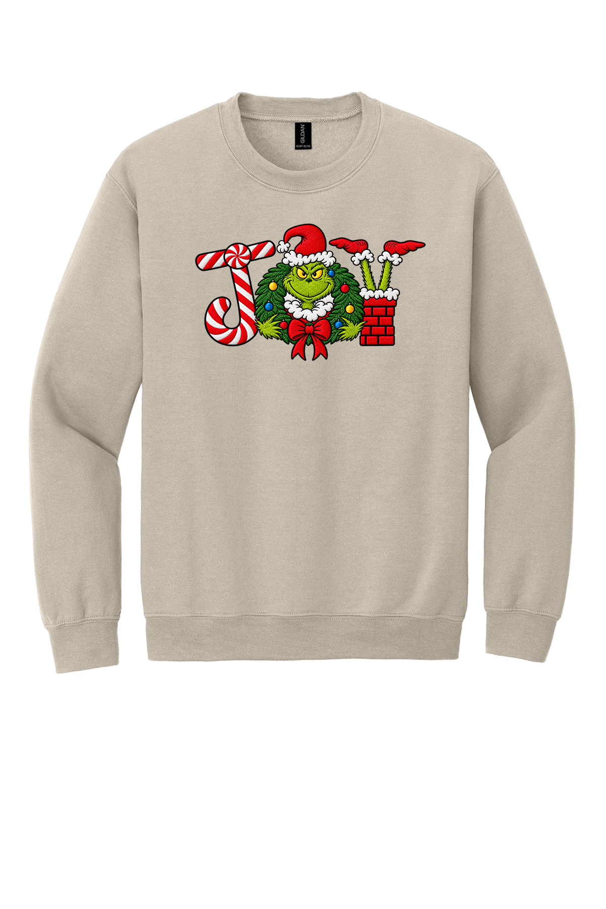 Embroidered Joy Grinch