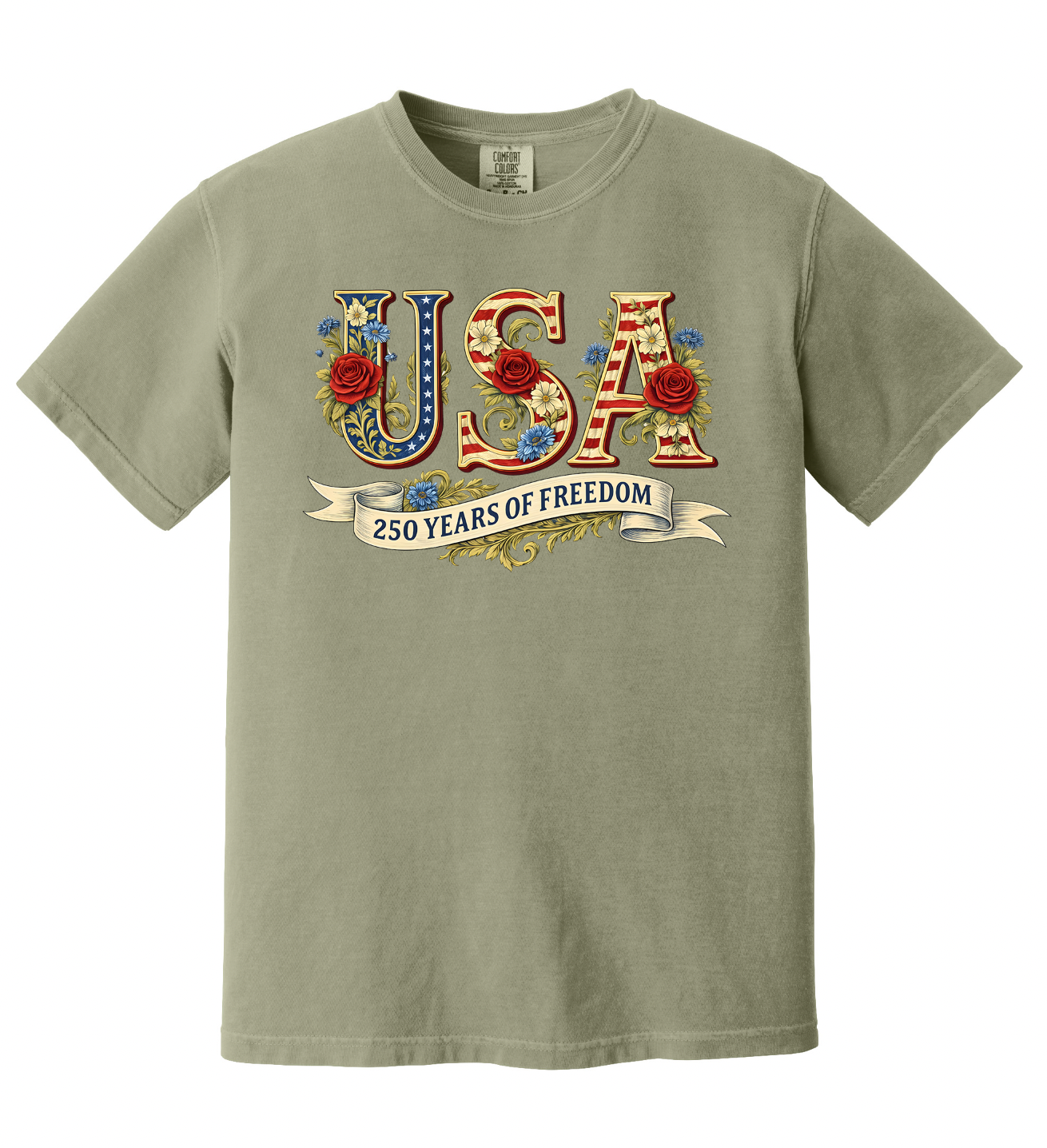USA Floral Roses 250 Years