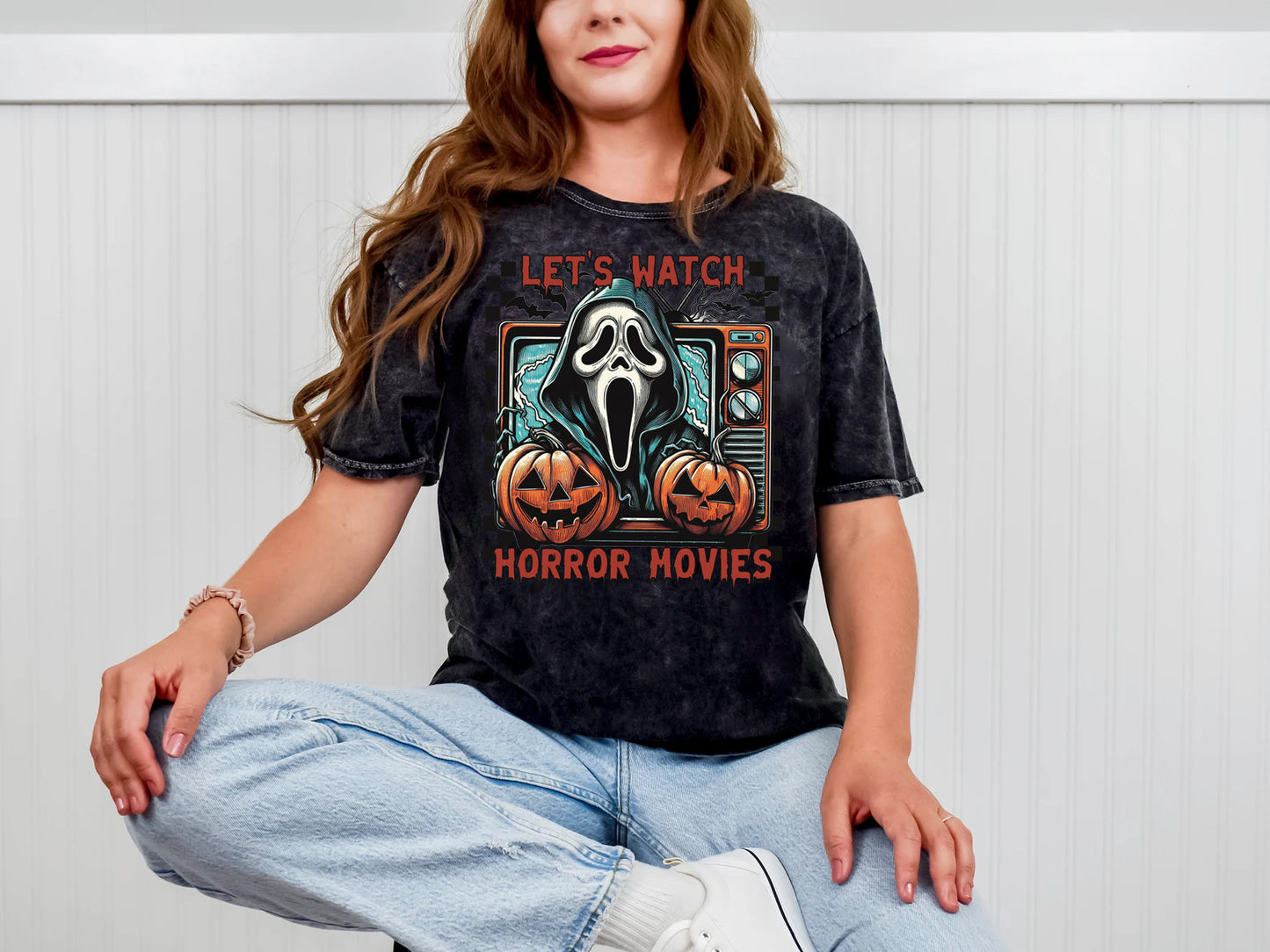 Scream Let's Watch Horror Movies Shirt