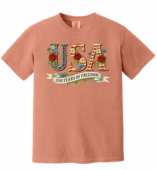 USA Floral Roses 250 Years