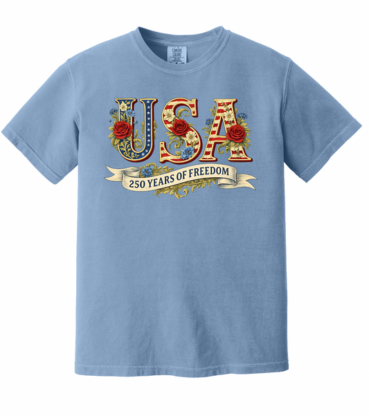 USA Floral Roses 250 Years